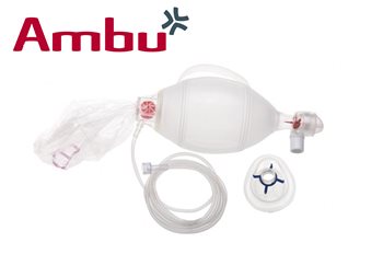 מפוח הנשמה סיליקון מבוגר <br> אמבו מקורי- SILICON AMBU BAG ORIGINAL FOR ADULT