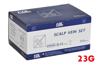 פרפריות לבדיקת דם 23G Butterfly Needles Scalp Vein Set KDL 23G - 50 Pcs
