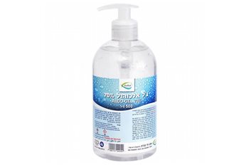 אלכוהול ג'ל לחיטוי ידיים 70% 500 מ"ל <br> Eco Gel 70% 500 ml