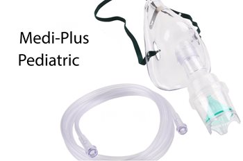 מסכת אינהלציה ילד ללא לאטקס - Nebulizer Mask pediatric Latex Free