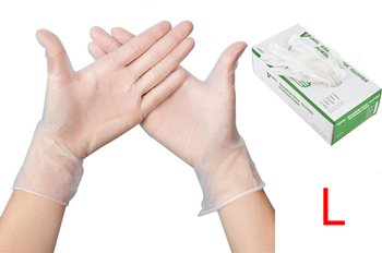 כפפות ויניל מידה גדולה - Vinyl gloves large size