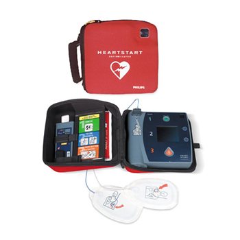 דפיברילטור חצי אוטומטי AED <br> HR2 פיליפס - HR2 Philips <br> ללא תצוגת א.ק.ג