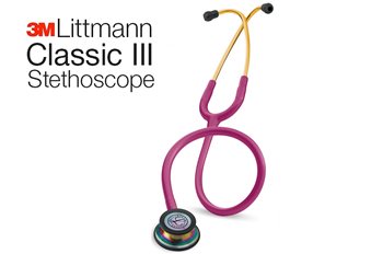 סטטוסקופ ליטמן קלאסיק 3 <br> Raspberry Rainbow - 5806 <br> Littmann Classic III