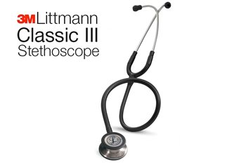 סטטוסקופ ליטמן קלאסיק 3 <br> Black - 5620 <br> Littmann Classic III