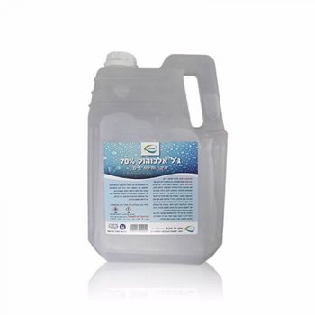 אלכוהול ג'ל לחיטוי ידיים 70% 4 ליטר <br> Eco Gel 70% 1 Liter