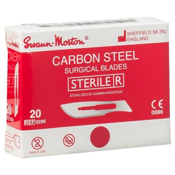 מארז סקלפל סוואן מורטון <br> Swann Morton 100 Pcs <br> מידה 20
