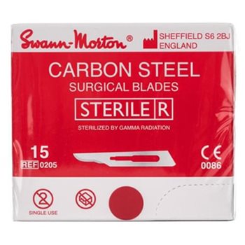 מארז סקלפל סוואן מורטון <br> Swann Morton 100 Pcs <br> מידה 15