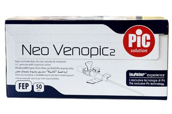 וונפלון לפתיחת וריד 50 יח' <br> Venflon PIC 50 Pcs <br> מידה Size 22G