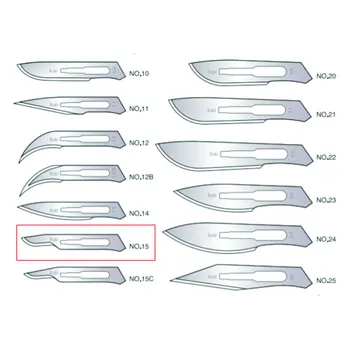 מארז סקלפל אלביון <br> Albion Blades 100 Pcs <br> מידה 15
